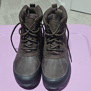 UGG Dark Brown Lace-Up Emmett Boots